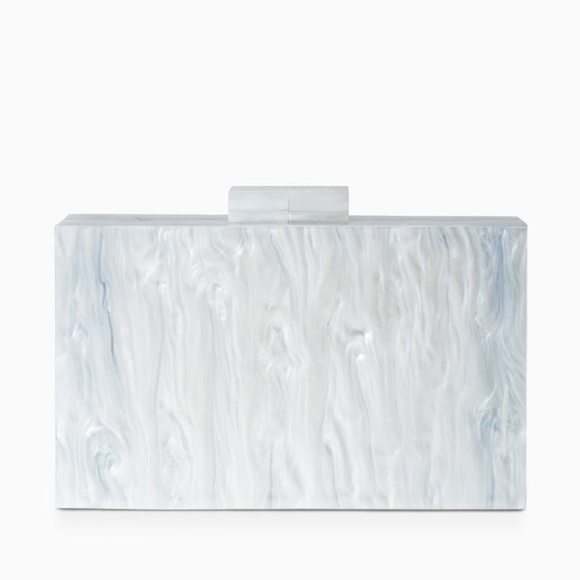 PERFECT FOR BRIDES! Closet Rehab Acrylic Party Box in White - NWT - Picture 1 of 4